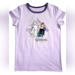 NWT Disney Store Frozen ''Together We are Strong'' T-Shirt for Girls